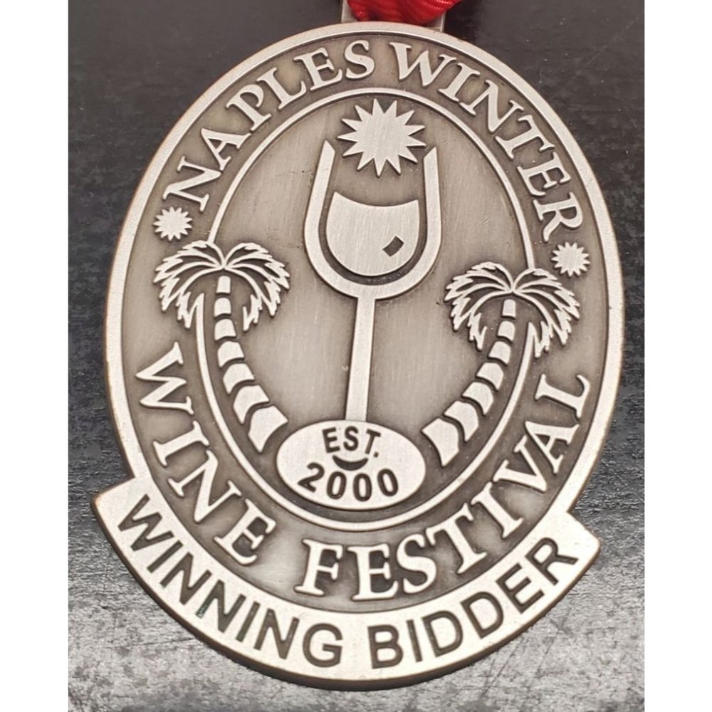 Naples Winter Wine Festival - Winning Bidder Medal - Est. 2000
